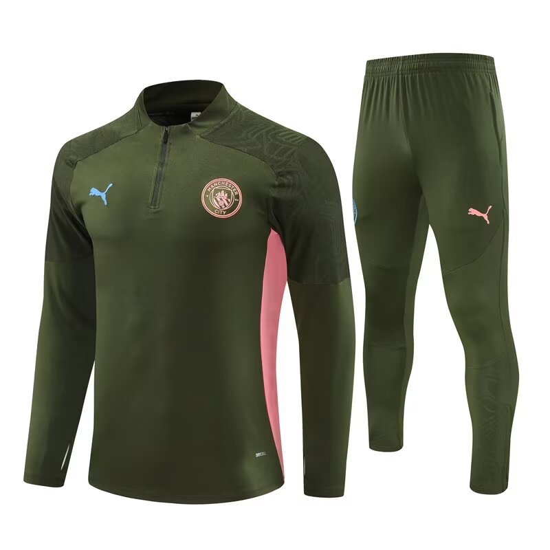 AAA Quality Manchester City 24/25 Tracksuit - Dark Green